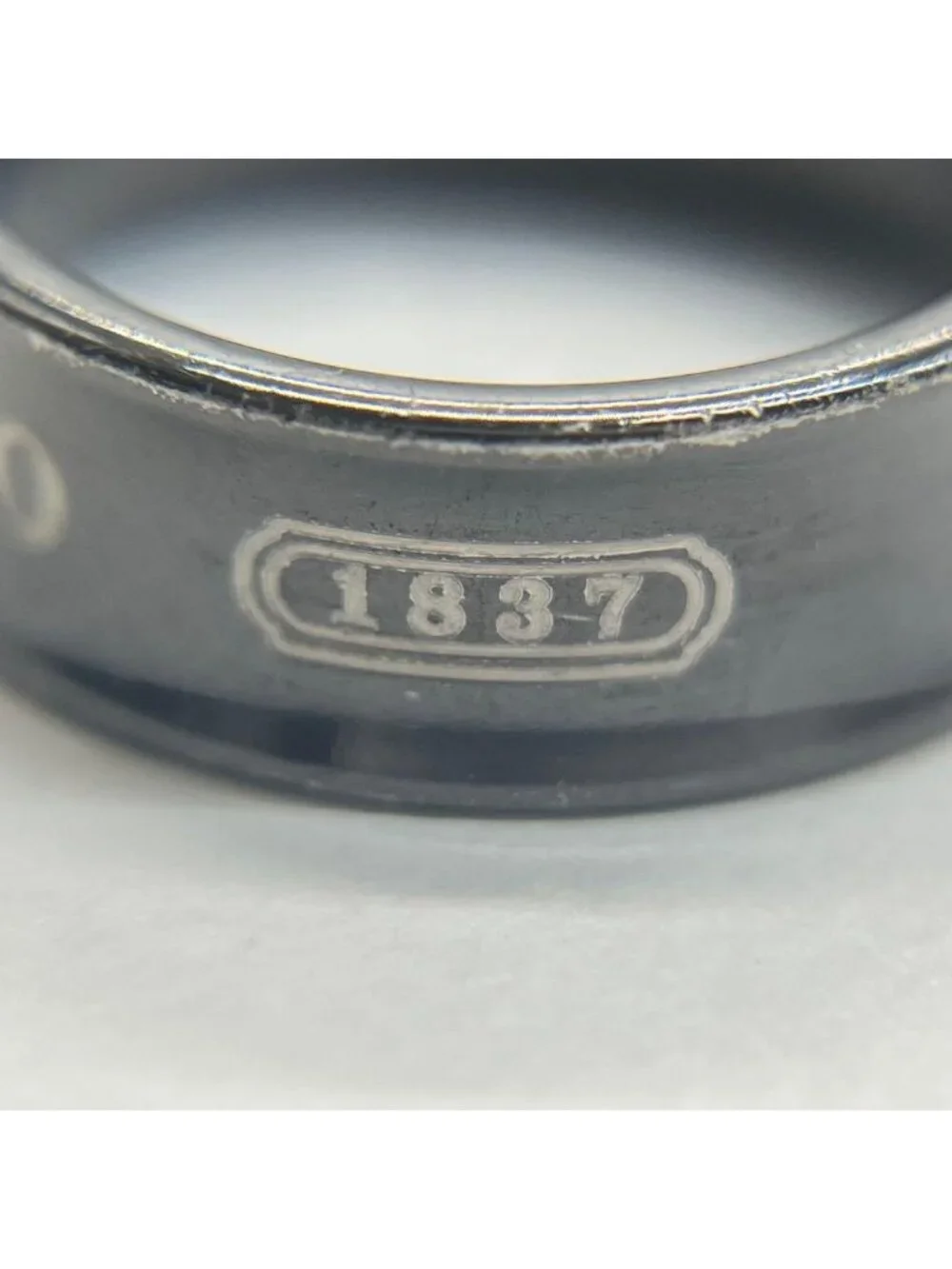 Tiffany & Co 1837 Ring TI Titanium
